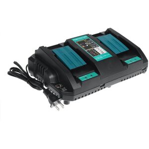 GreenZech (EU Plug) 18-14V Battery Charger For Makita USB Charger Fast Rapid Dual Twin Por GreenZech (EU Plug) 18-14V Battery Charger For Makita USB Charger Fast Rapid Dual Twin Por