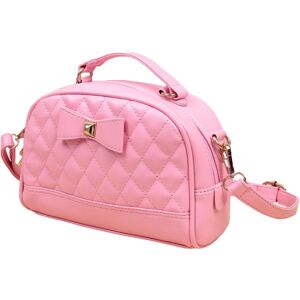 GreenZech (Pink) Cute PU Leather Bowknot Candy Color Small Crossbody Bag for Women GreenZech (Pink) Cute PU Leather Bowknot Candy Color Small Crossbody Bag for Women