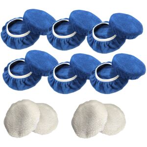 GreenZech 16Pcs 5-6 Inch Polishing Waxing Pads Clean Buffing for Car Furniture Polishing W GreenZech 16Pcs 5-6 Inch Polishing Waxing Pads Clean Buffing for Car Furniture Polishing W