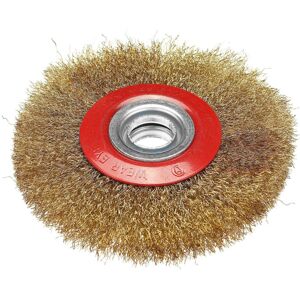 GreenZech Steel Flat Wire Brush Wheel - 4/5/6 Inch - Polishing & Sanding Wheel for Angle Grinder GreenZech Steel Flat Wire Brush Wheel - 4/5/6 Inch - Polishing & Sanding Wheel for Angle Grinder