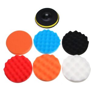 GreenZech (6 Inch) 9pcs 6 Inch 7 Inch Sponge Buffing Polishing Pad Buffer Kit for Electric GreenZech (6 Inch) 9pcs 6 Inch 7 Inch Sponge Buffing Polishing Pad Buffer Kit for Electric