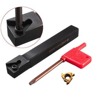 GreenZech 12x100mm Lathe Turning Tool Holder Boring Bar With A 16ER AG60 Insert GreenZech 12x100mm Lathe Turning Tool Holder Boring Bar With A 16ER AG60 Insert