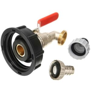 GreenZech Tote Tank Valve Drain Adapter 1/2" Garden Hose Faucet Water Connector Tool GreenZech Tote Tank Valve Drain Adapter 1/2" Garden Hose Faucet Water Connector Tool