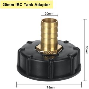 GreenZech (20mm) 3/4 Inch 1 Tank Adapter Ball Valve Thread Cap Garden Hose Connector GreenZech (20mm) 3/4 Inch 1 Tank Adapter Ball Valve Thread Cap Garden Hose Connector