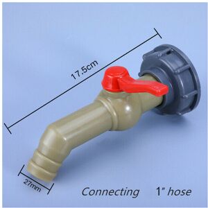 GreenZech (#4) Plastic Tank Adapter Garden Hose Faucet Connector Water Replacement Fitting GreenZech (#4) Plastic Tank Adapter Garden Hose Faucet Connector Water Replacement Fitting