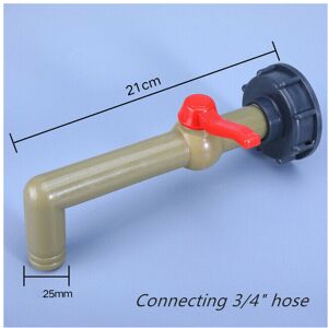 GreenZech (21cm) Plastic Tank Adapter Garden Hose Faucet Connector Water Replacement Fitti GreenZech (21cm) Plastic Tank Adapter Garden Hose Faucet Connector Water Replacement Fitti