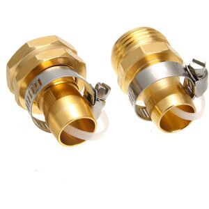 GreenZech (Male Female Connector Set) 3/4 Male Female Connector Set Garden Hose Repair Men GreenZech (Male Female Connector Set) 3/4 Male Female Connector Set Garden Hose Repair Men