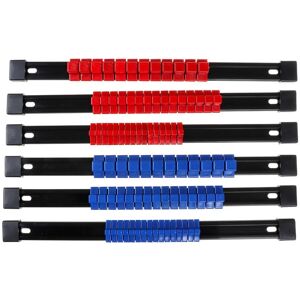 GreenZech 6pcs 1/4 3/8 1/2 Inch Socket Organizer Mountable Sliding Holder Rail Rack Tool S GreenZech 6pcs 1/4 3/8 1/2 Inch Socket Organizer Mountable Sliding Holder Rail Rack Tool S