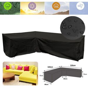 GreenZech L Shape Sofa Cover Patio Garden Furniture Waterproof Anti UV Protector 320x320cm GreenZech L Shape Sofa Cover Patio Garden Furniture Waterproof Anti UV Protector 320x320cm