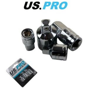 US PRO Tools 4 Piece Socket Adapter Set 1/4", 3/8" & 1/2" Drive 1692 US PRO Tools 4 Piece Socket Adapter Set 1/4", 3/8" & 1/2" Drive 1692
