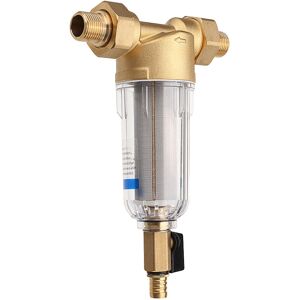 GreenZech Water Pre Filter System 3/4" & 1" Brass Mesh Prefilter Purifier w/ Reducer Adapt GreenZech Water Pre Filter System 3/4" & 1" Brass Mesh Prefilter Purifier w/ Reducer Adapt