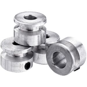 GreenZech (5mm) 16mm Single Groove Pulley 4/5/6/8mm Fixed Bore Pulley Wheel for Motor Shaf GreenZech (5mm) 16mm Single Groove Pulley 4/5/6/8mm Fixed Bore Pulley Wheel for Motor Shaf