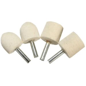 GreenZech 4pcs Wool Polishing Buffing Wheel For Final Polishing Process Working Tool GreenZech 4pcs Wool Polishing Buffing Wheel For Final Polishing Process Working Tool