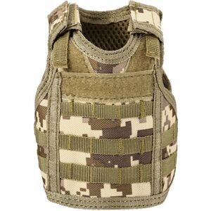 GreenZech (#2) Tactical Beer Vest Military Molle Mini Miniature Beverage Bottle Can Cooler GreenZech (#2) Tactical Beer Vest Military Molle Mini Miniature Beverage Bottle Can Cooler