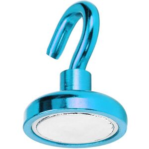 GreenZech (Blue) 32mm 34KG Magnetic Hook Holder Neodymium Magnet Red/Yellow/Blue GreenZech (Blue) 32mm 34KG Magnetic Hook Holder Neodymium Magnet Red/Yellow/Blue