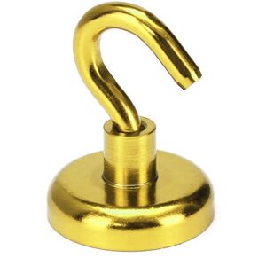 GreenZech (Yellow) 32mm 34KG Magnetic Hook Holder Neodymium Magnet Red/Yellow/Blue GreenZech (Yellow) 32mm 34KG Magnetic Hook Holder Neodymium Magnet Red/Yellow/Blue