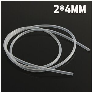 GreenZech (2*4MM) 3 Meter Soft Food Grade Transparent Silicone Rubber Hose Flexible Silico GreenZech (2*4MM) 3 Meter Soft Food Grade Transparent Silicone Rubber Hose Flexible Silico