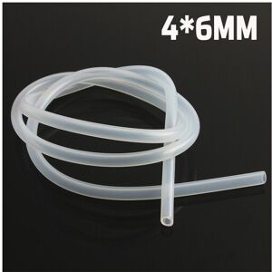 GreenZech (4*6MM) 3 Meter Soft Food Grade Transparent Silicone Rubber Hose Flexible Silico GreenZech (4*6MM) 3 Meter Soft Food Grade Transparent Silicone Rubber Hose Flexible Silico