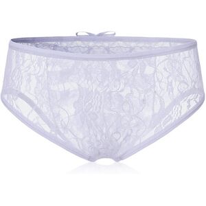 GreenZech (White, S) Women Sexy Lace Overlays Ruffle Back Low Waist Panties GreenZech (White, S) Women Sexy Lace Overlays Ruffle Back Low Waist Panties