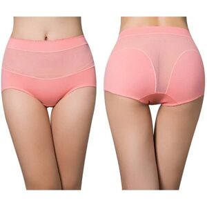 GreenZech (Orange, 2XL) Translucent Mesh High Waist Breathable Panties GreenZech (Orange, 2XL) Translucent Mesh High Waist Breathable Panties