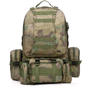 GreenZech (Camouflage) 50L Military Nylon Outdoor Sports Rucksack Backpack For Camping Hik GreenZech (Camouflage) 50L Military Nylon Outdoor Sports Rucksack Backpack For Camping Hik