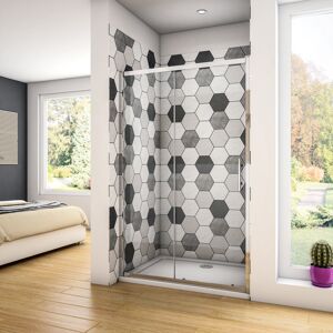 AICA (1000mm) Sliding Shower Enclosure Door Glass Cubicle Screen AICA (1000mm) Sliding Shower Enclosure Door Glass Cubicle Screen