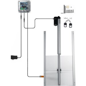 GreenZech (EU Plug) 110V-220V 66W Metal Automatic Chicken Coop Door Auto Opener Metal Cage GreenZech (EU Plug) 110V-220V 66W Metal Automatic Chicken Coop Door Auto Opener Metal Cage