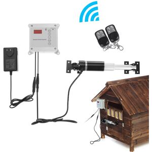 GreenZech (EU Plug) Automatic Chicken Coop Door Opener Light Sensor for Heavy Duty Dual Sw GreenZech (EU Plug) Automatic Chicken Coop Door Opener Light Sensor for Heavy Duty Dual Sw