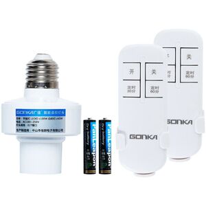 GreenZech (1 To 3) Lamp Holder Screw Port Lamp Wireless Remote Controled For Smart Home GreenZech (1 To 3) Lamp Holder Screw Port Lamp Wireless Remote Controled For Smart Home