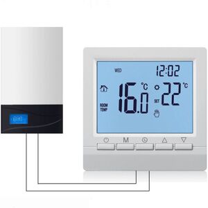 GreenZech LCD Display Floor Heating Temperature Controller Gas Boiler Heating Temperature GreenZech LCD Display Floor Heating Temperature Controller Gas Boiler Heating Temperature