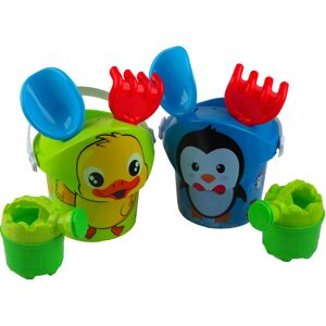 Kandy Toys Chick Penguin Bucket Sets - With Spade Rake And Watering Can (Set of 2) Kandy Toys Chick Penguin Bucket Sets - With Spade Rake And Watering Can (Set of 2)