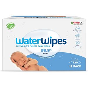 WaterWipes Original Biodegradable Baby Wipes 99.9% Water-Based, Unscented for Sensitive Ski WaterWipes Original Biodegradable Baby Wipes 99.9% Water-Based, Unscented for Sensitive Ski