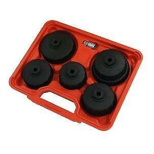 6PC Oil Filter Type Wrench Set 3/8" Drive In Case (Neilsen CT3606) 6PC Oil Filter Type Wrench Set 3/8" Drive In Case (Neilsen CT3606)