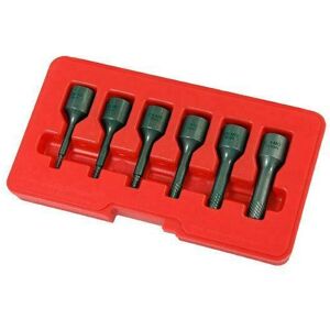 Neilsen 6pc Multi-Spline Damaged Screw Nut Bolt Removal Extractor Set (CT1101) Neilsen 6pc Multi-Spline Damaged Screw Nut Bolt Removal Extractor Set (CT1101)