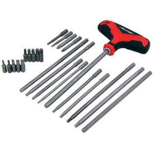 25pc T-Handle Screwdriver Set Inc. Extra Long Bits (Genuine Neilsen CT4248) 25pc T-Handle Screwdriver Set Inc. Extra Long Bits (Genuine Neilsen CT4248)