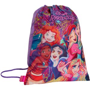 (One Size) Disney Princess Drawstring Gym Bag Girls Trainer Swim Bag Kids Nurser (One Size) Disney Princess Drawstring Gym Bag Girls Trainer Swim Bag Kids Nurser