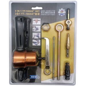 GreenZech (8pcs) Double Headed Sheet Metal Nibbler Cutter Drill Attachment Nibbler for 360 GreenZech (8pcs) Double Headed Sheet Metal Nibbler Cutter Drill Attachment Nibbler for 360
