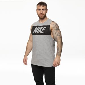 (Grey, L) Nike Mens Vest Retro Big Logo Sports Gym Sleeveless Tank Top (Grey, L) Nike Mens Vest Retro Big Logo Sports Gym Sleeveless Tank Top