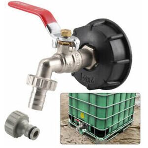 GreenZech (Red) Fuel Tank Cap Adapter with Alloy Faucet and 1/2inch Clip-on Hose Connector GreenZech (Red) Fuel Tank Cap Adapter with Alloy Faucet and 1/2inch Clip-on Hose Connector