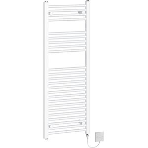 (1200x450mm - 500W) WarmeHaus Electric Heated Towel Rail Prefilled White Bathroo (1200x450mm - 500W) WarmeHaus Electric Heated Towel Rail Prefilled White Bathroo