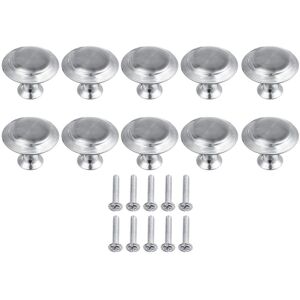 GreenZech (S) 10Pcs Stainless Steel Door Knobs Wardrobe Cupboard Cabinet Kitchen Handle Pu GreenZech (S) 10Pcs Stainless Steel Door Knobs Wardrobe Cupboard Cabinet Kitchen Handle Pu