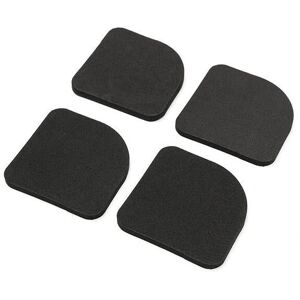 GreenZech 4Pcs Black Square Washing Machine Anti Vibration Pad Refrigerator Mute Mat Pads GreenZech 4Pcs Black Square Washing Machine Anti Vibration Pad Refrigerator Mute Mat Pads
