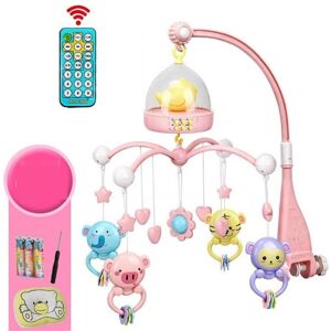 GreenZech (D) Baby Musical Crib Mobile Bed Bell Toys Plastic Hanging Rattles Night Light GreenZech (D) Baby Musical Crib Mobile Bed Bell Toys Plastic Hanging Rattles Night Light