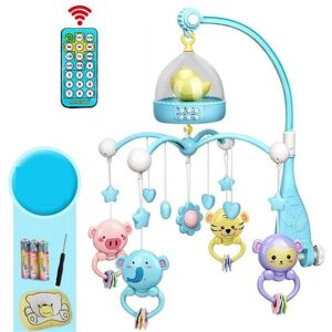 GreenZech (A) Baby Musical Crib Mobile Bed Bell Toys Plastic Hanging Rattles Night Light GreenZech (A) Baby Musical Crib Mobile Bed Bell Toys Plastic Hanging Rattles Night Light