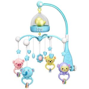 GreenZech (B) Baby Musical Crib Mobile Bed Bell Toys Plastic Hanging Rattles Night Light GreenZech (B) Baby Musical Crib Mobile Bed Bell Toys Plastic Hanging Rattles Night Light