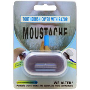 GreenZech (Brown) 2 In 1 Lazy Mini Toothbrush Cover Finger Tip Shaver Razor Cleaning Tool GreenZech (Brown) 2 In 1 Lazy Mini Toothbrush Cover Finger Tip Shaver Razor Cleaning Tool