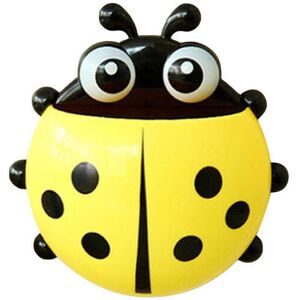 GreenZech (Yellow) 4 Color Toothbrush Cup Holder Storage Rack for Home Bathroom Organizer GreenZech (Yellow) 4 Color Toothbrush Cup Holder Storage Rack for Home Bathroom Organizer