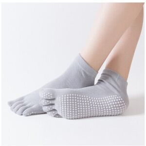 GreenZech (Grey) Women Anti Slip Elastic Yoga Socks 5 Fingers Toe Ballet Girls Pilates Fit GreenZech (Grey) Women Anti Slip Elastic Yoga Socks 5 Fingers Toe Ballet Girls Pilates Fit