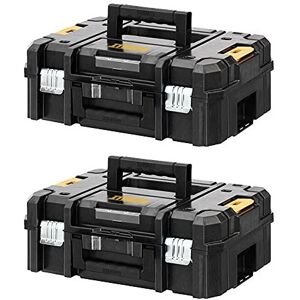 DeWalt DWST1-70703 TSTAK II Power Tool Storage Twin Pack T4TKIT-842 DeWalt DWST1-70703 TSTAK II Power Tool Storage Twin Pack T4TKIT-842