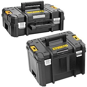 Dewalt DWST1-70703 TStak II Carry Case + DWST1-71195 TSTAK VI Deep Tool Box Dewalt DWST1-70703 TStak II Carry Case + DWST1-71195 TSTAK VI Deep Tool Box